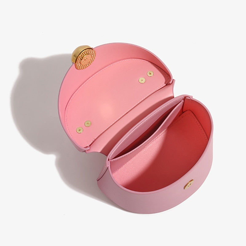 Chic Shape Women's Genuine Leather Mini Bag - Hand Bag - DYAVOR®