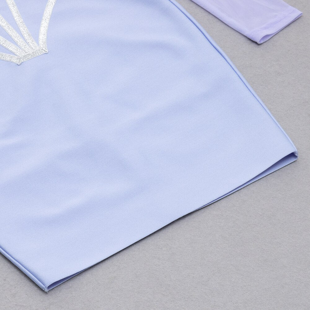 Blue Bandage Mini Dress - Dresses - DYAVOR®