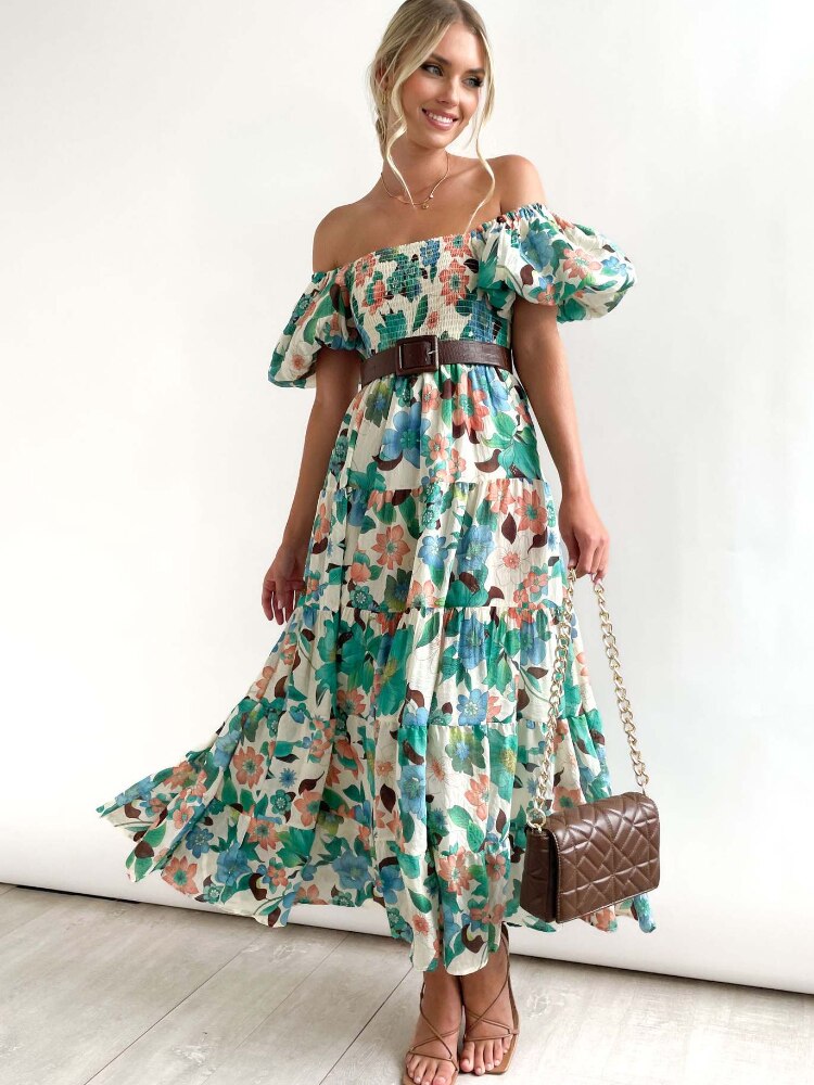 Summer Dress Woman 2023 Trendy New Printed Female Dress Spice Slim Backless Long Dresses Formal Occasion Dresses Woman Clothing - - DYAVOR®