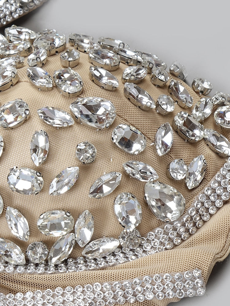 Luxury Rhinestone Dress - Dresses - DYAVOR®