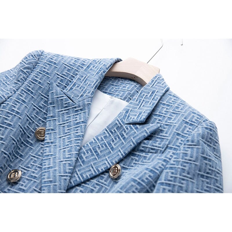 The Bey Long Sleeve Belted Blazer - 0 - DYAVOR®
