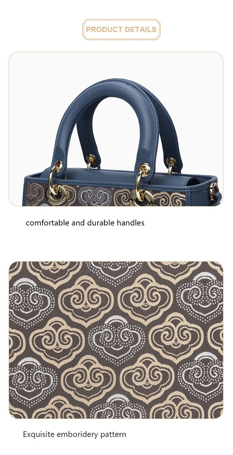 Embroidery Chic Element Women's Shoulder Bag - Hand Bag - DYAVOR®