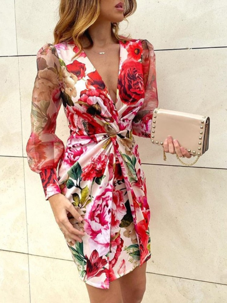Dresses for Women 2022 Spring Summer New Dress Fashion Sexy Dress Party Banquet Evening Dress Women's Dress Robe Dresses V-Neck - - DYAVOR®