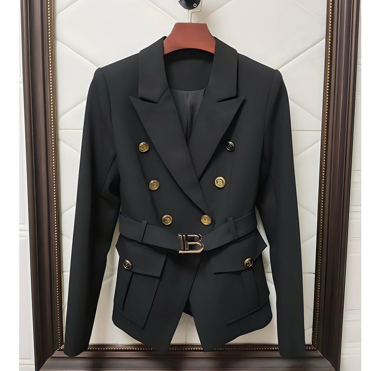 The Bey Long Sleeve Belted Blazer - Multiple Colors - 0 - DYAVOR®