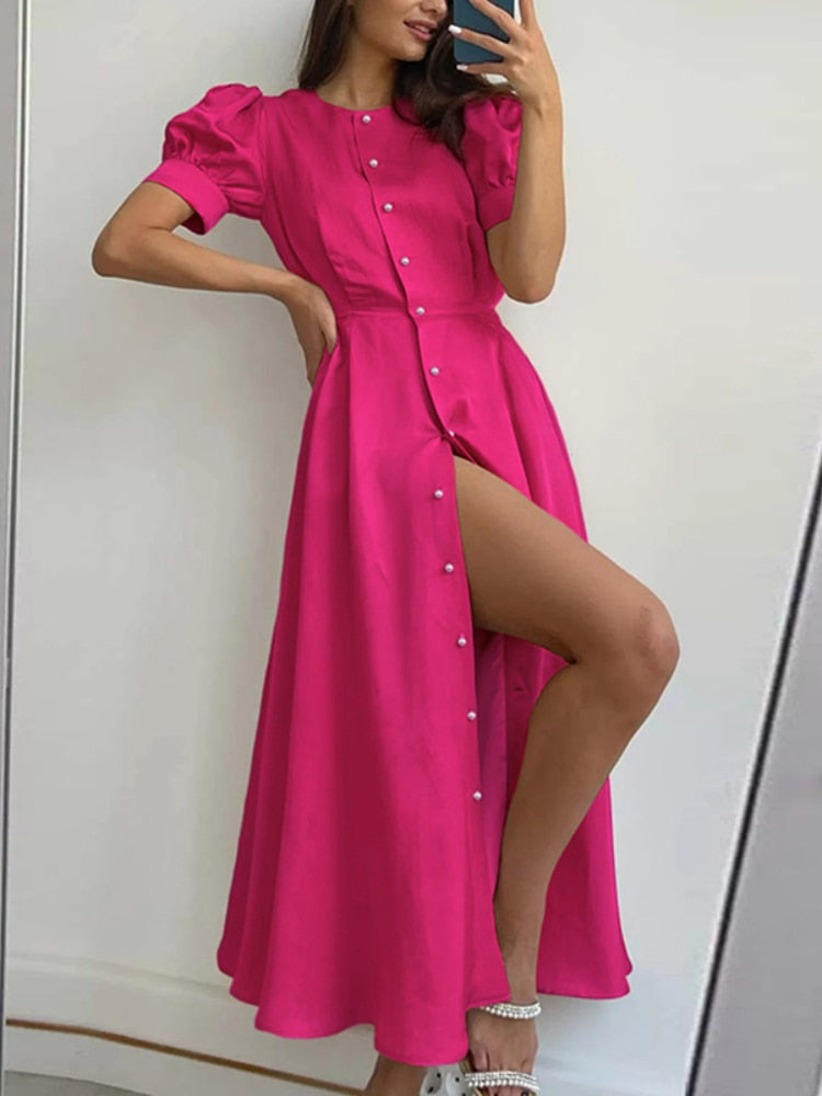 Dresses for Women Summer New Sexy Dress French High Waist Dress Women Elegant Luxury Formal Occasion Dresses Womens Clothing - - DYAVOR®