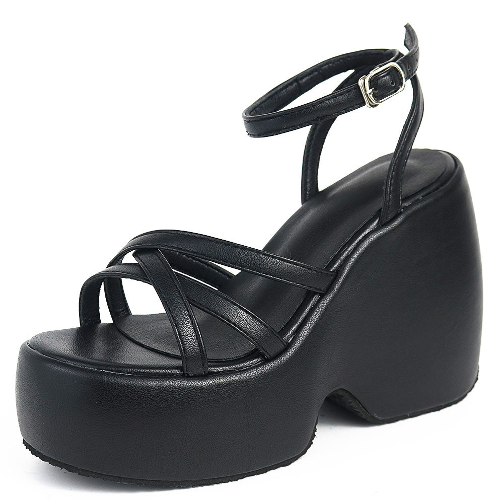 Woman Sandals Shoes Wedges High Heeled Comfy Leisure - - DYAVOR®