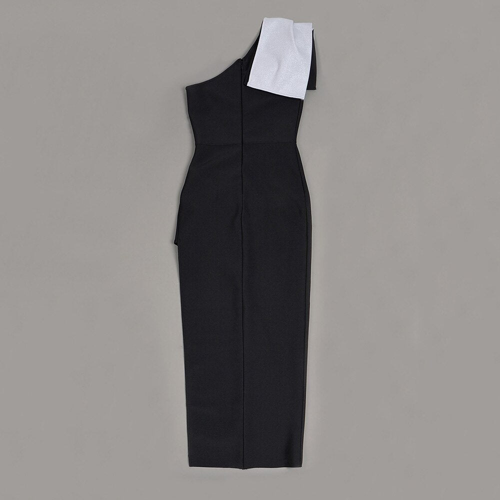 Draped High Split Dress - Dresses - DYAVOR®