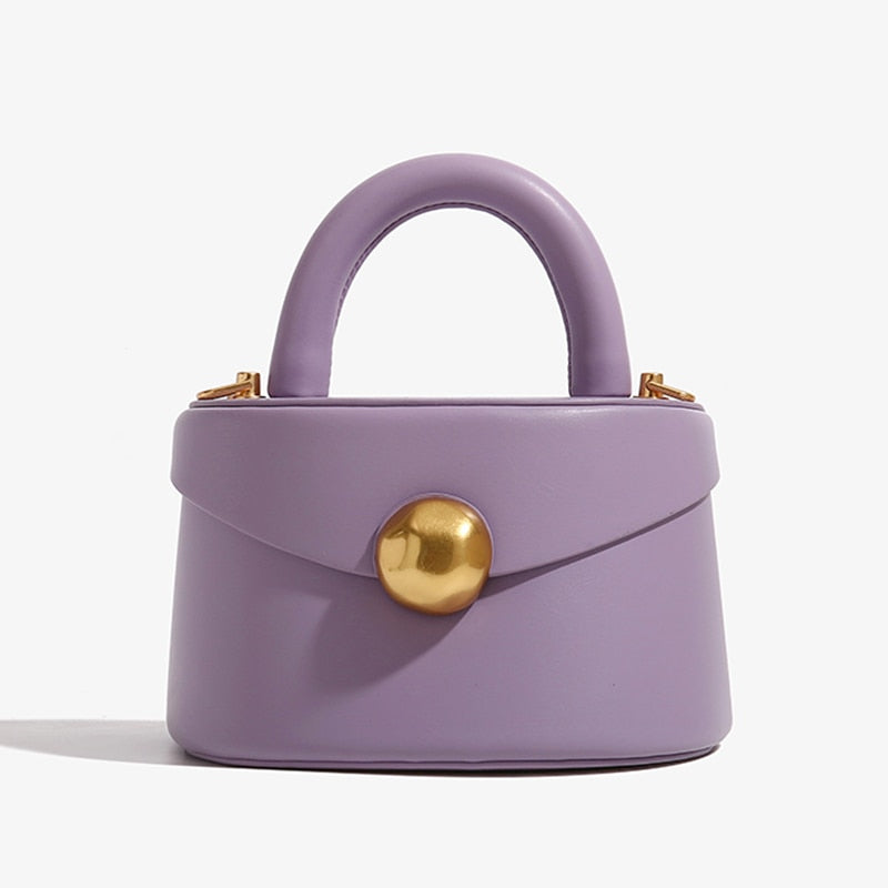 Chic Shape Women's Genuine Leather Mini Bag - Hand Bag - DYAVOR®