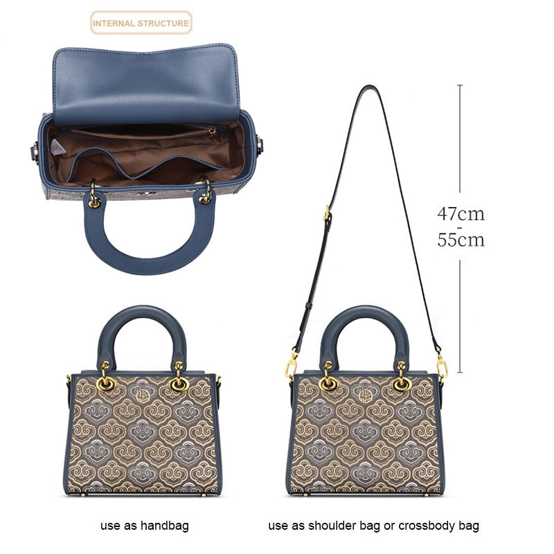 Embroidery Chic Element Women's Shoulder Bag - Hand Bag - DYAVOR®