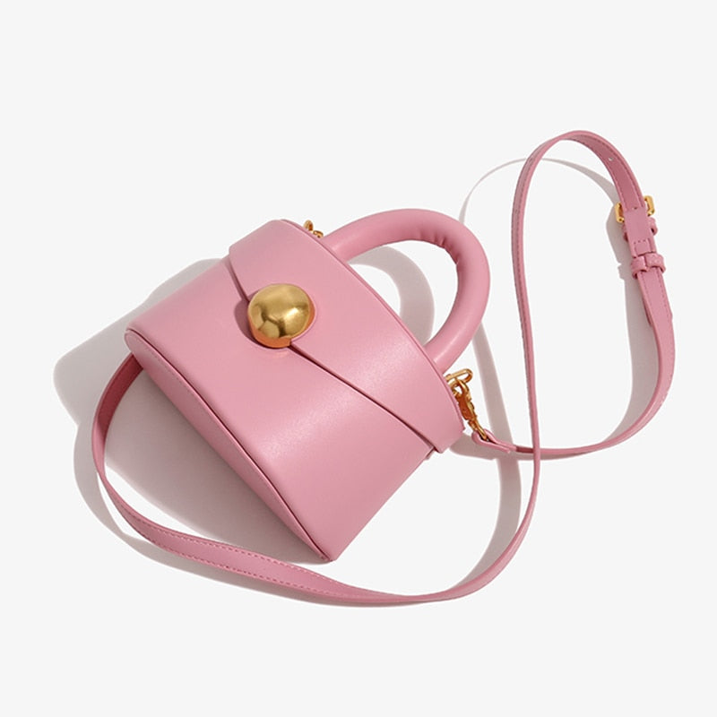 Chic Shape Women's Genuine Leather Mini Bag - Hand Bag - DYAVOR®