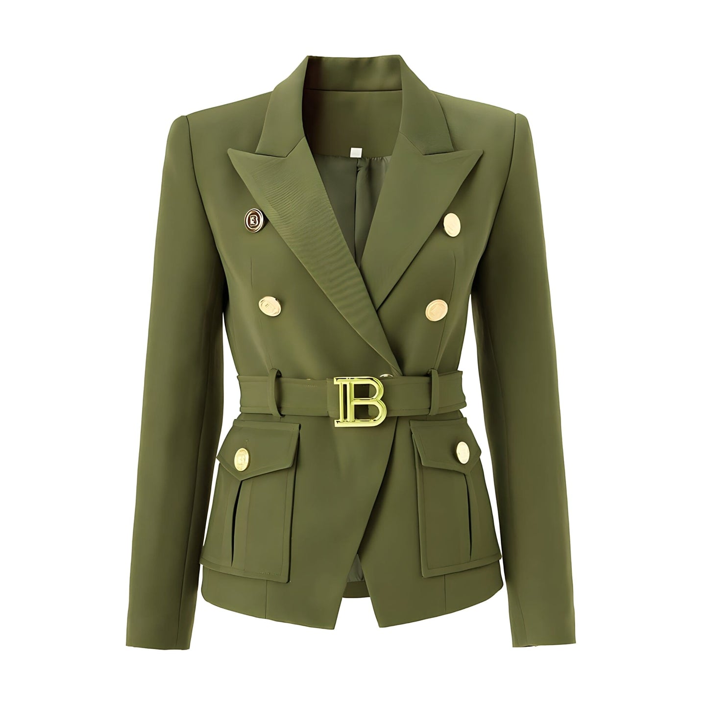 The Bey Long Sleeve Belted Blazer - Multiple Colors - 0 - DYAVOR®