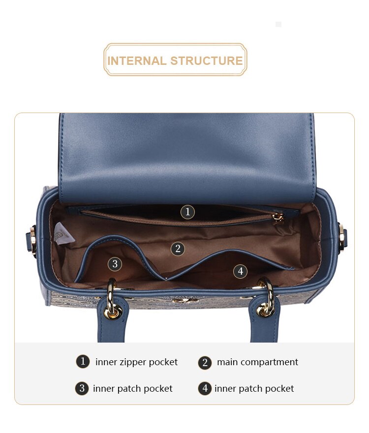 Embroidery Chic Element Women's Shoulder Bag - Hand Bag - DYAVOR®