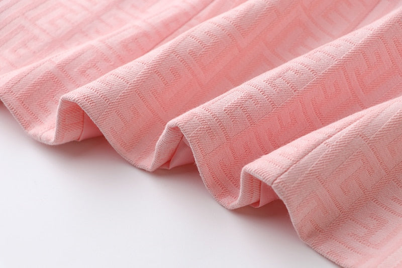 Pink Texture Blazer - - DYAVOR®
