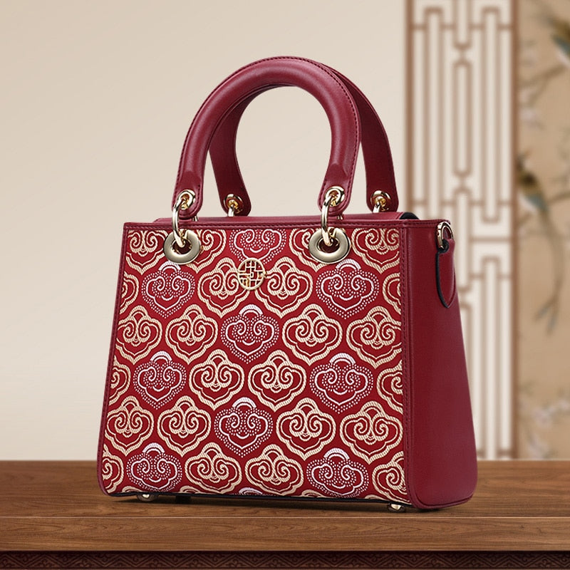 Embroidery Chic Element Women's Shoulder Bag - Hand Bag - DYAVOR®