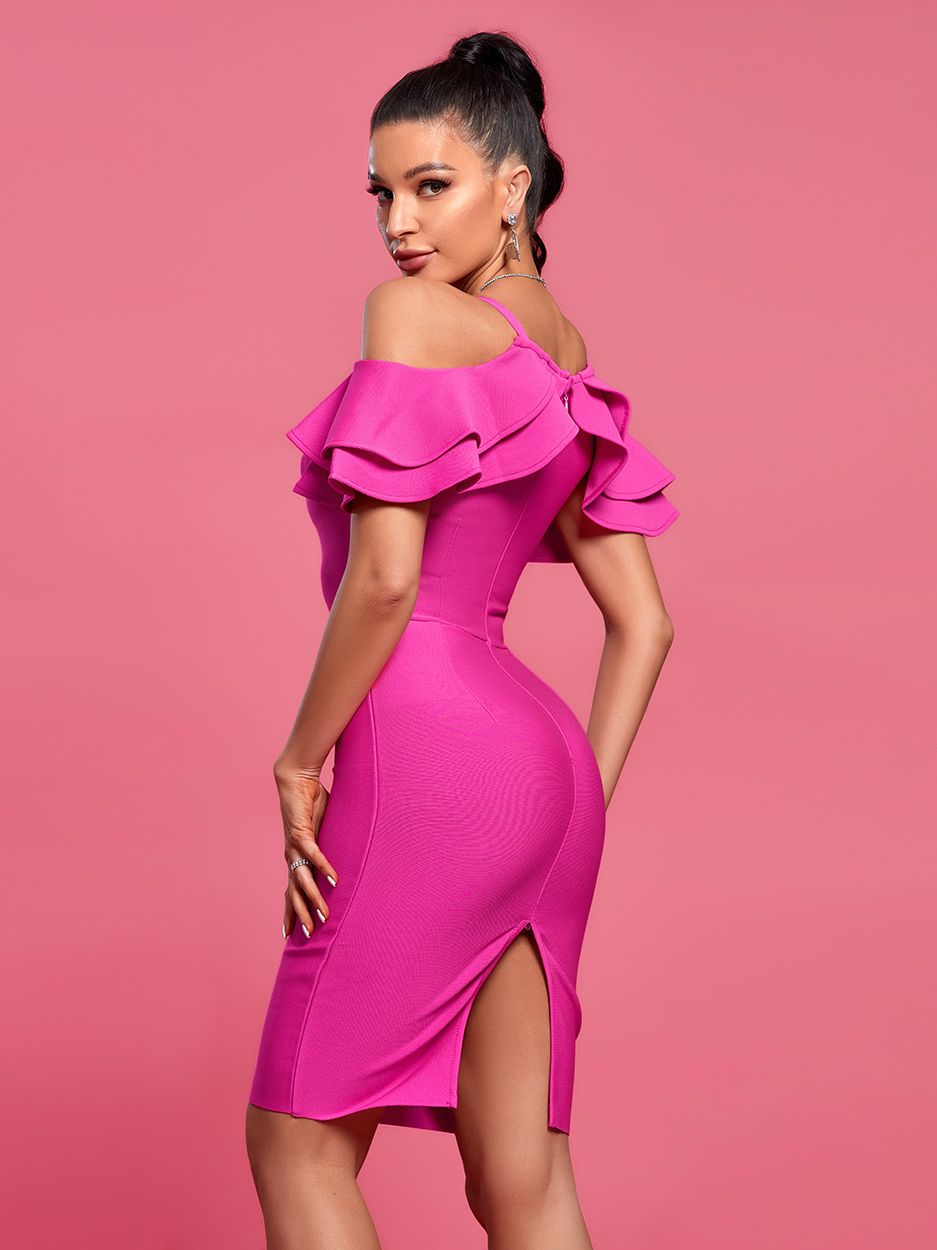 Pink Bandage Dress - Dresses - DYAVOR®
