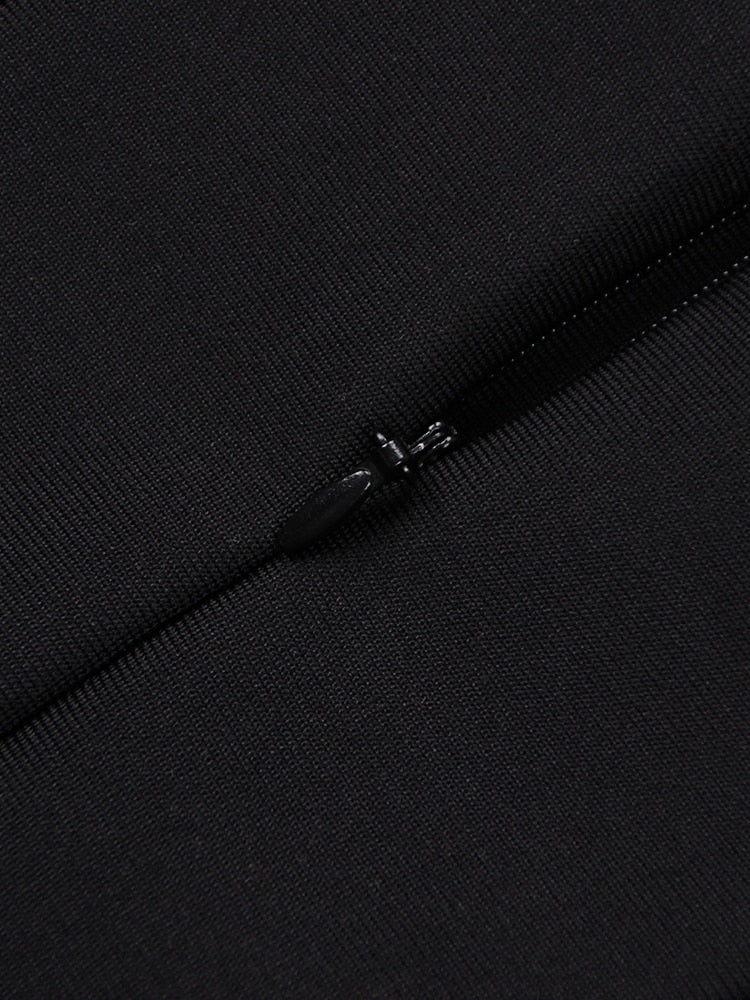 Black Blazer Dress with Feathers - - DYAVOR®