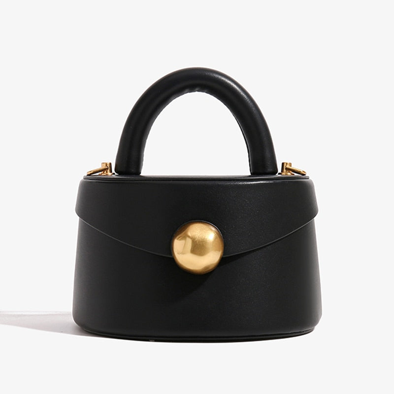 Chic Shape Women's Genuine Leather Mini Bag - Hand Bag - DYAVOR®