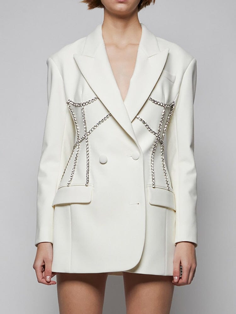 The Chandelier Long Sleeve Blazer - Multiple Colors - 0 - DYAVOR®