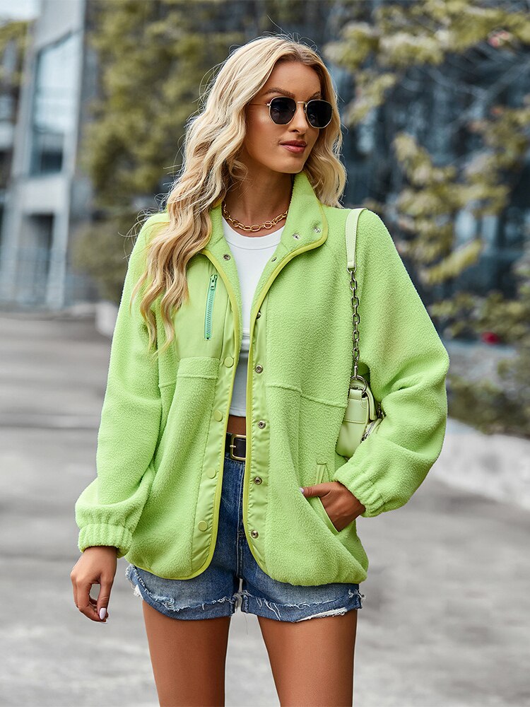 New Polo Women's Jacket Versatile Casual Top Fashion Sports Coat Jacket Women Clothes Jackets Winter Clothes Women - - DYAVOR®