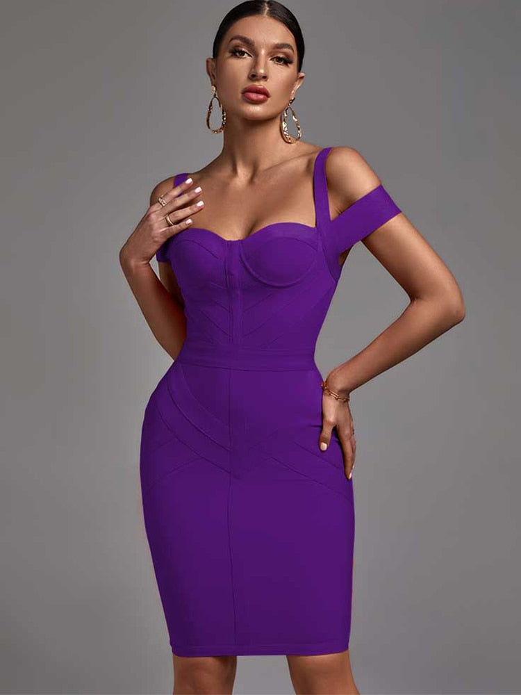 Off Shoulder Bodycon Dresses - Dresses - DYAVOR®