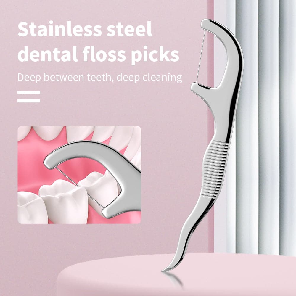 Stainless Steel Toothpick Set 7pcs Reusable - - DYAVOR®