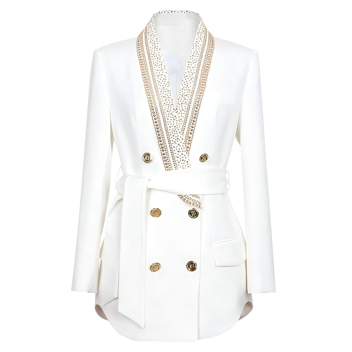 The Athens Long Sleeve Sequin Blazer - Multiple Colors - 0 - DYAVOR®