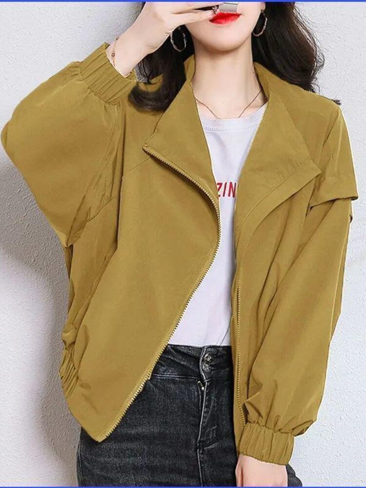 Jackets for Women Spring Autumn 2023 New Long-sleeved Jacket Versatile Oversized Loose Women's Coats Fashion Casual Clothes Tops - - DYAVOR®