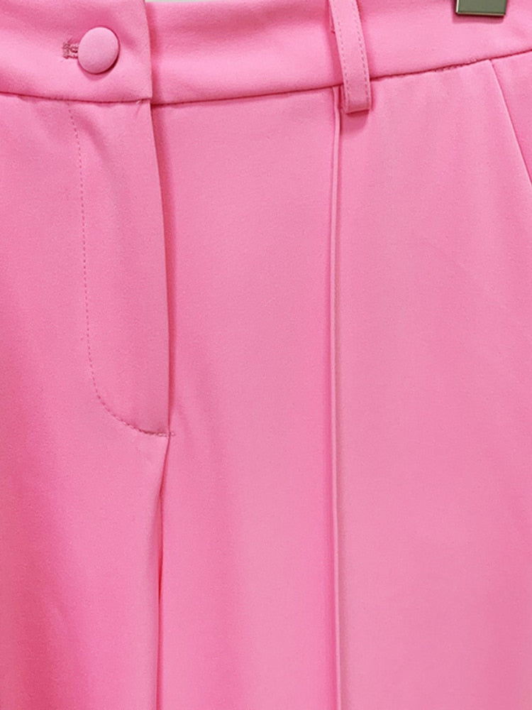 Pink Fitted Suit - - DYAVOR®