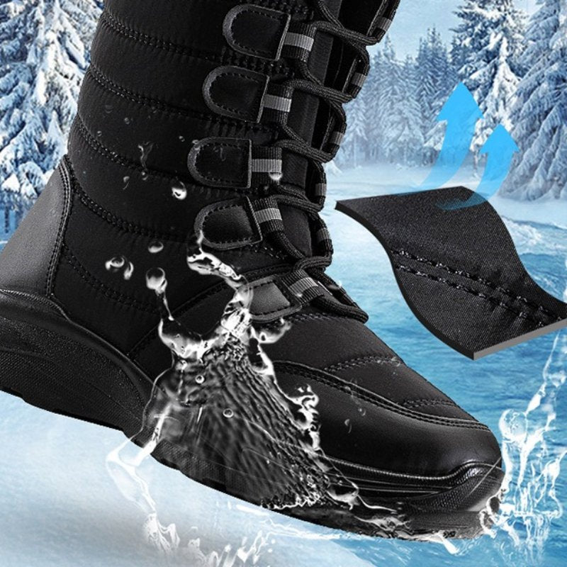 Groovywish Fur Orthopedic Shoes Mid-calf Snow Boots For Women - - DYAVOR®