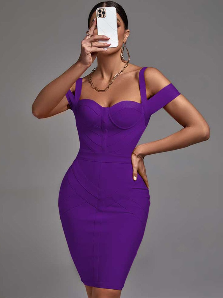 Off Shoulder Bodycon Dresses - Dresses - DYAVOR®