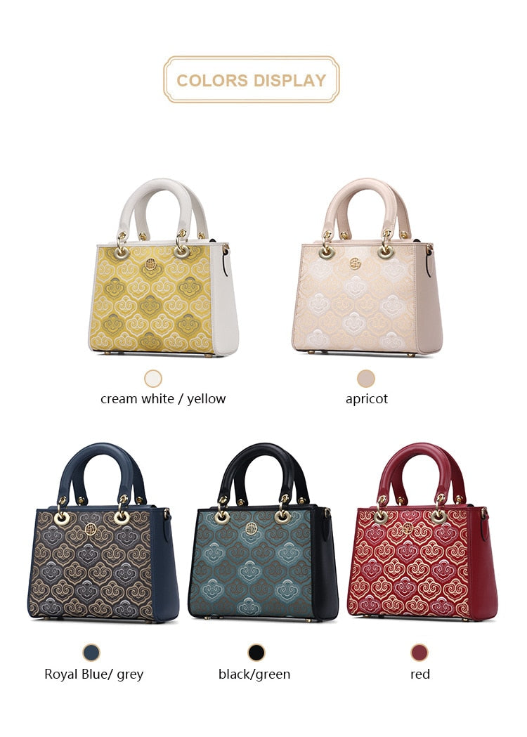 Embroidery Chic Element Women's Shoulder Bag - Hand Bag - DYAVOR®