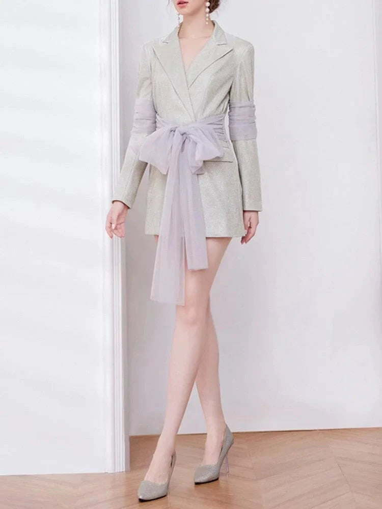 The Nightingale Long Sleeve Blazer - 0 - DYAVOR®