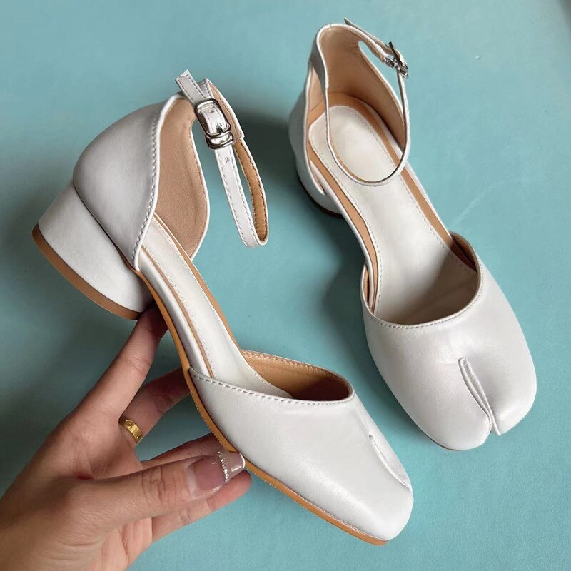 Women Mary Jane Real Pig Leather Shoes - - DYAVOR®