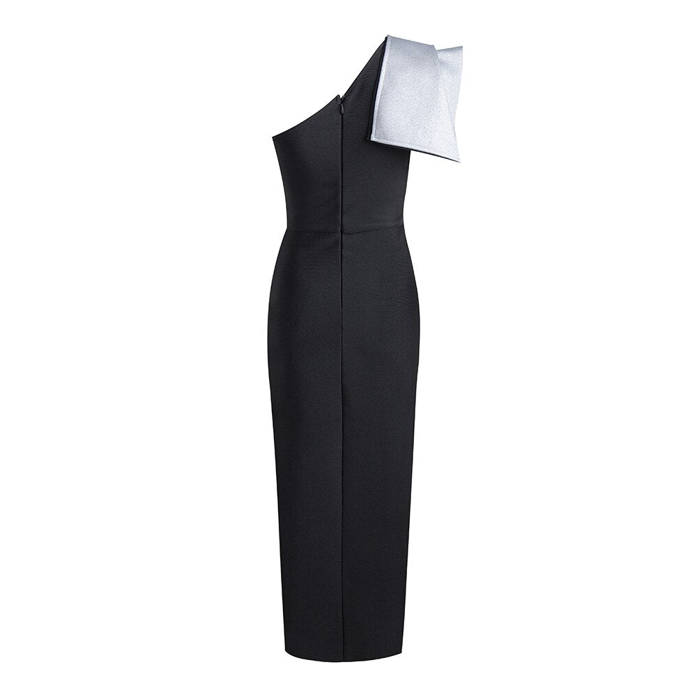 Draped High Split Dress - Dresses - DYAVOR®
