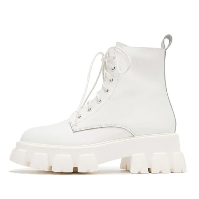 Sexto Women's Lace-up Leather Ankle Boots - Boots - DYAVOR®