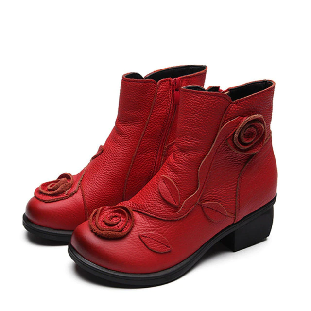 Sthefany Women's Autumn Winter Ankle Black Boots - Booties - DYAVOR®