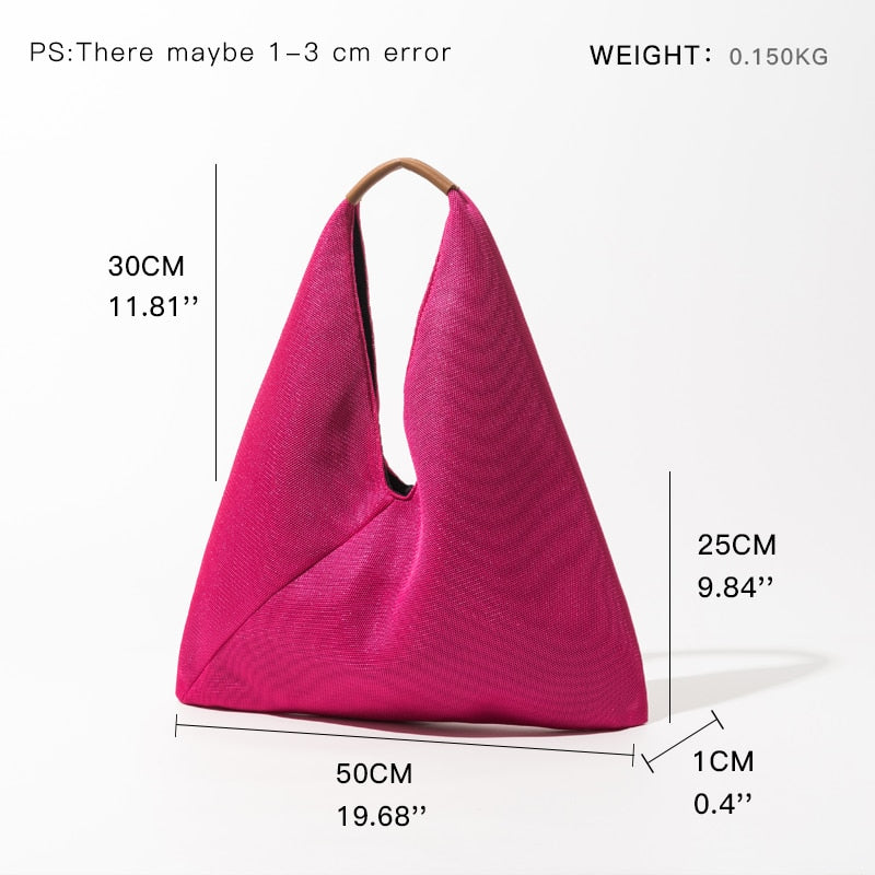 Triangle Mesh Net Women's Hobo Tote Bag - Handbags - DYAVOR®