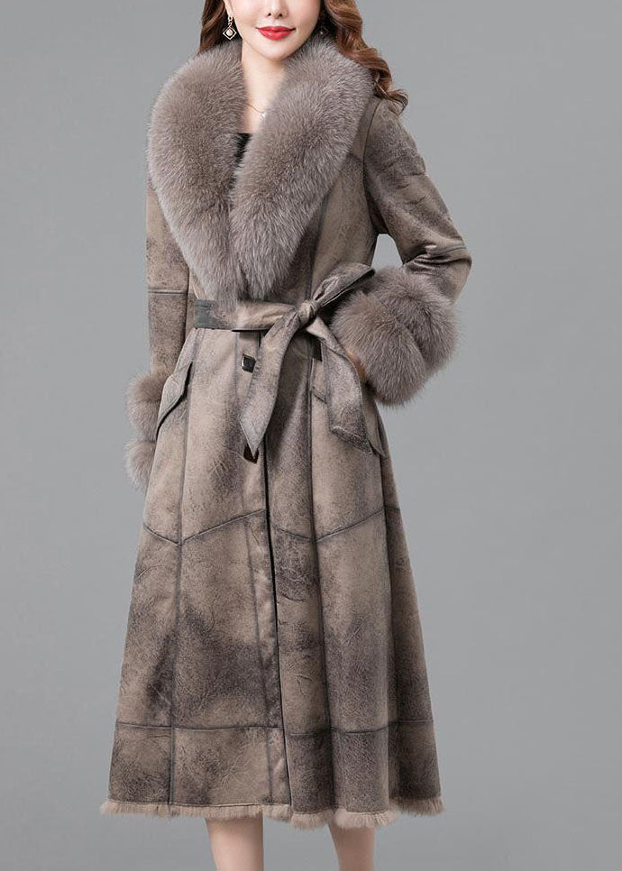 Unique Khaki Fur Collar Button Parkas Women Witner Coats - Down Jackets - DYAVOR®