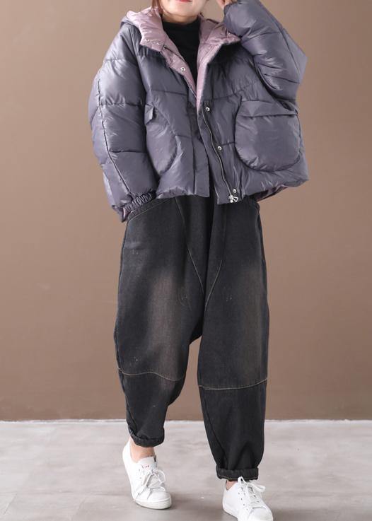 Warm gray Parkas plus size warm winter hooded thick coat - - DYAVOR®