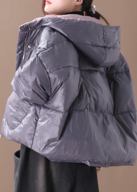 Warm gray Parkas plus size warm winter hooded thick coat - - DYAVOR®