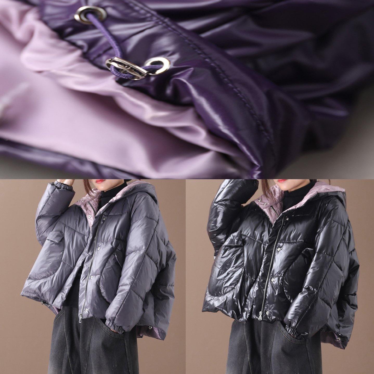 Warm gray Parkas plus size warm winter hooded thick coat - - DYAVOR®