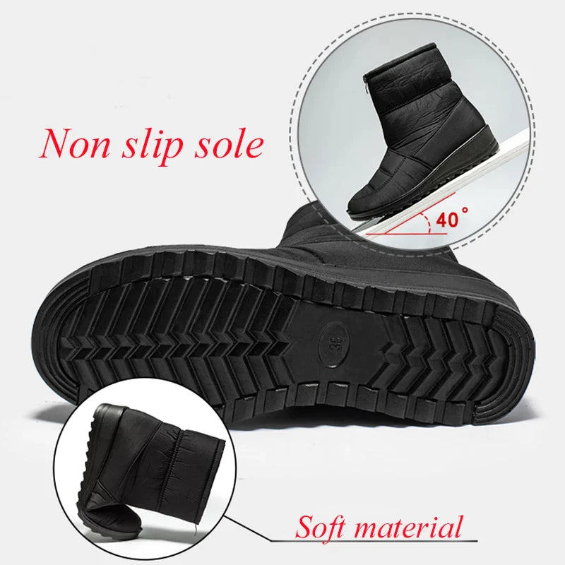 Groovywish Women Orthopedic Boots Plush Ankle Booties - - DYAVOR®