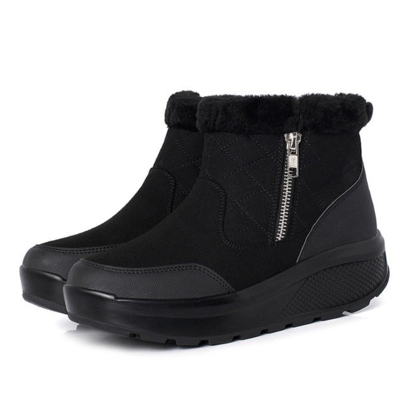 Groovywish Women Orthopedic Snow Ankle Boots Fur Warm Shoes - - DYAVOR®