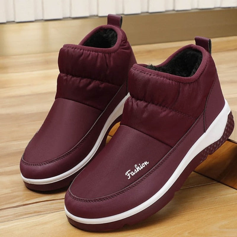 GRW Orthopedic Women Winter Boots Waterproof Warm Soft AntiSlip Casual Ankle Boots - - DYAVOR®