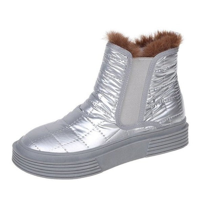 Groovywish Women Orthopedic Casual Fur Ankle Boots Winter Shoes - - DYAVOR®
