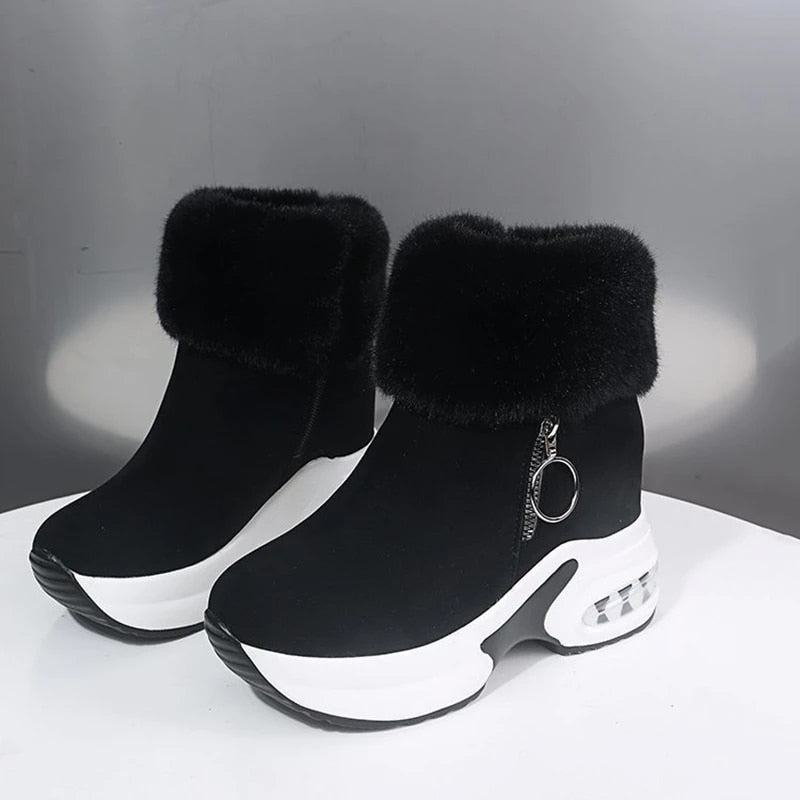 GRW Orthopedic Boots For Women Arch Support Warm Fur Ankle Boots - Shoes - DYAVOR®