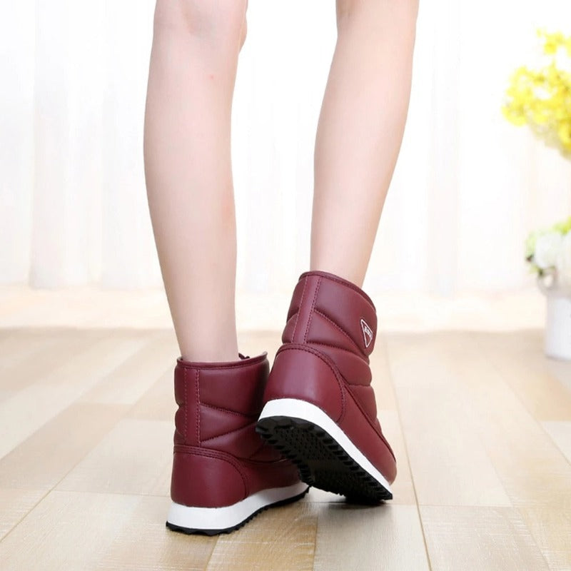 Groovywish Women Zipper Orthopedic Shoes Plush Snow Ankle Boots - - DYAVOR®