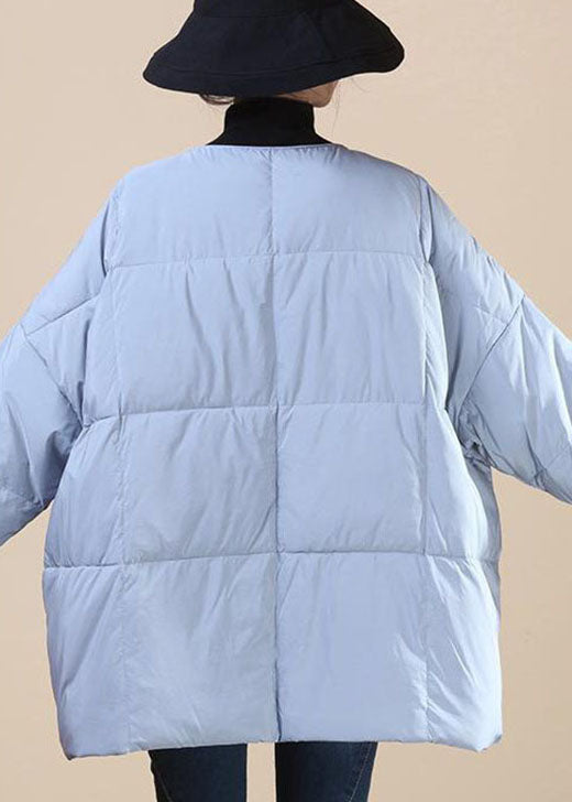 Women Baby blue fashion Thick Pockets Winter Duck Down Winter Coats - Down Jackets - DYAVOR®