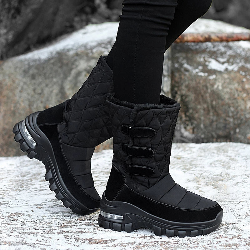 Groovywish Women Orthopedic Boots Nonslip Midcalf Snow Shoes - - DYAVOR®