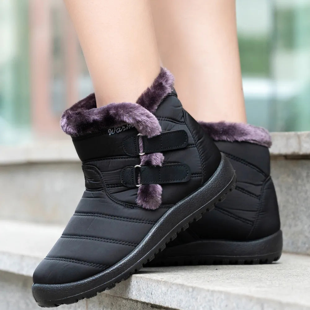 GRW Orthopedic Boots For Women Waterproof Non-Slip Soles Warm Fur Plush Winter Boots - - DYAVOR®